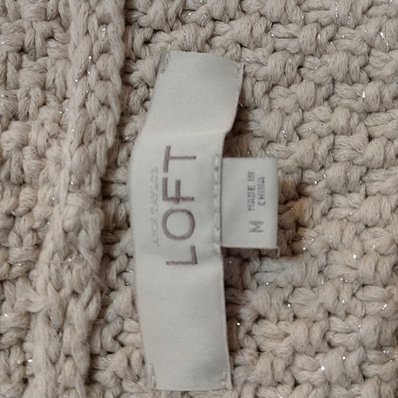 Ann Taylor LOFT Short Sleeve Open Front Cropped Cardigan Size M - Picture 7 of 7